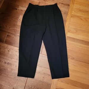 Clichy vintage black lined dress pants size 14